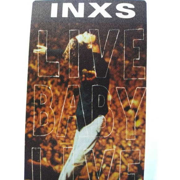 INXS Live Baby Live Backstage Pass Original Film All Access New Wave Pop Rock - Picture 2 of 4